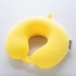 Prémium minőségű memóriahabos nyakpárna sárga színben