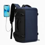 Cipőtartós nagyméretű vízálló utazóhátizsák USB töltővel 50 x 30 x 20 cm