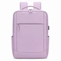 Bővíthető könnyű lila hátizsák USB csatlakozóval WizzAir és új Ryanair méretben 40x30x20 cm