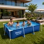 BESTWAY keretes medence 259x170x61 cm kerti családi, erős PVC-ből