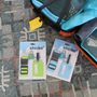 Kép 2/3 - Utazási kiegészítő csomag bőröndpánt számzáras lakat és bőröndcímke fekete