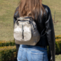 Kép 11/13 - Silvia Rosa 3 funkciós női hátizsák arany 