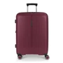 Gabol Brooklyn 4-kerekes bővíthető bőrönd Bordó színben 65 cm GA-1239M