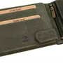 Kép 9/11 - Giulio vadász pénztárca bőr díszdobozban traktor mintával RFID rendszerrel zöld színben