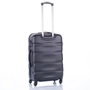 Kép 4/9 - Travelway Bőrönd nagy méret fekete színben