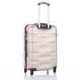 Kép 4/9 - Travelway Bőrönd közép méret pezsgő színben