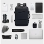Fedélzeti Laptophátizsák kabinméretű / bővíthető / USB töltővel 40 x 30 x 20 cm