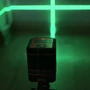 Elektronikus lézeres szintező zöld keresztező lézerrel és hordtáskával