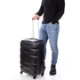 Travelway by Etaska Bőrönd közép méret fekete színben