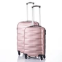 Travelway 2 db-os bőrönd szett rosegold színben