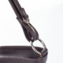 Kép 3/4 - Valódi bőr női táska sötétbarna színben