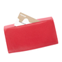 Kép 5/15 - Valódi bőr brifkó pénztárca piros színben díszdobozban virág mintával RFID védelemmel
