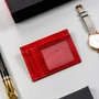 Peterson Elegáns Valódi bőr kártyatartó RFID Védelemmel