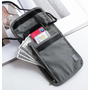 Kép 2/11 - Travel Check Irattartó nyakban hordható fekete színben RFID védelemmel