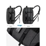 Kabin méretű laptophátizsák USB csatlakozóval / bővíthető