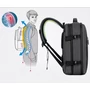 Kabin méretű laptophátizsák USB csatlakozóval / bővíthető