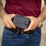 Kép 11/11 - GIULIO vadász pénztárca fekete színben díszdobozban szarvas mintával