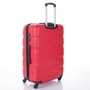 Kép 6/6 - Travelway  Bőrönd nagy méret piros színben