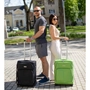 Kép 14/16 - Travelway Prémium Bőrönd Kabin méret Világoskék színben WIZZAIR méret