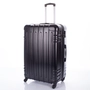 Kép 2/4 - Világjáró 3 db-os bőrönd szett fekete színben BOX 2.0  kivehető kerekekkel