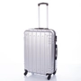 Kép 3/4 - Világjáró 3 db-os bőrönd szett silver színben BOX 2.0  kivehető kerekekkel
