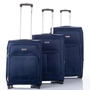 Kép 1/12 - Travelway Prémium Bőrönd szett Diplomata kék színben
