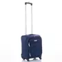 Kép 1/17 - Travelway Prémium Bőrönd Kézipoggyász méret 40 x 30 x 20 cm Diplomata kék színben