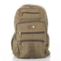 Outdoor Nagyméretű ultraerős vászon hátizsák khaki színben