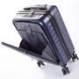 Kabin méretű bőrönd laptoptartóval TSA zárral 55 x 35 x 23 cm pohártartó résszel