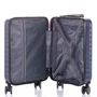 Kabin méretű bőrönd laptoptartóval TSA zárral 55 x 35 x 23 cm pohártartó résszel