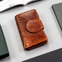 Kis méretű Valódi bőr női pénztárca RFID védelemmel