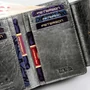 Kis méretű Valódi bőr női pénztárca RFID védelemmel