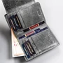 Kis méretű Valódi bőr női pénztárca RFID védelemmel