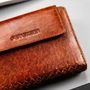 Kis méretű Valódi bőr női pénztárca RFID védelemmel