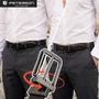 2 az 1-ben elegáns valódi bőr férfi öv 95 cm-től 135 cm-ig