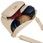 Peterson Crossbody női oldaltáska bézs színben
