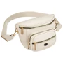 Peterson Crossbody női oldaltáska világos bézs színben