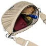 Peterson Crossbody női oldaltáska bézs színben