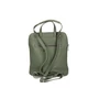 Valódi bőr női Ipad tartós hátizsák S méret S7139 MilitaryGreen