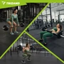 Súly 5 kg Trizand 4 darabos bitumenes súlyzólap készlet súlyzókhoz és rudakhoz