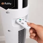 Csendes hűsítő Oszlopventilátor fehér színben 83 cm digitális kijelzővel és távírányítóval  45W 