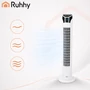 Csendes hűsítő Oszlopventilátor fehér színben 83 cm digitális kijelzővel és távírányítóval  45W 