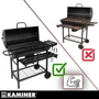 Kerti grillsütő 108x67x96cm