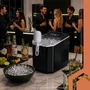 Ruhhy 1,2 literes fekete jégkészítő, 12 kg/24 óra, gyors jéggyártás