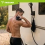 TRIZAND 8000mAh hordozható kempingzuhany LED kijelzővel IPX8