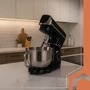 Konyhai robotgép fűtött tállal és mérleggel