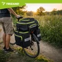 65 literes TRIZAND vízálló kerékpártáska 3 az 1-ben csomagtartó hátizsák táska