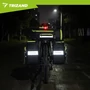 65 literes TRIZAND vízálló kerékpártáska 3 az 1-ben csomagtartó hátizsák táska