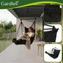 Függőágy - fekete  brazil szék 210cm fekete Gardlov