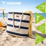 Nagy vízálló strandtáska piknikezőknek, bevásárlóknak
